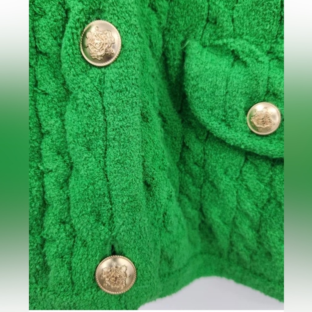 J. Crew Vibrant Green Women's Cardigan - Picture 3 of 3